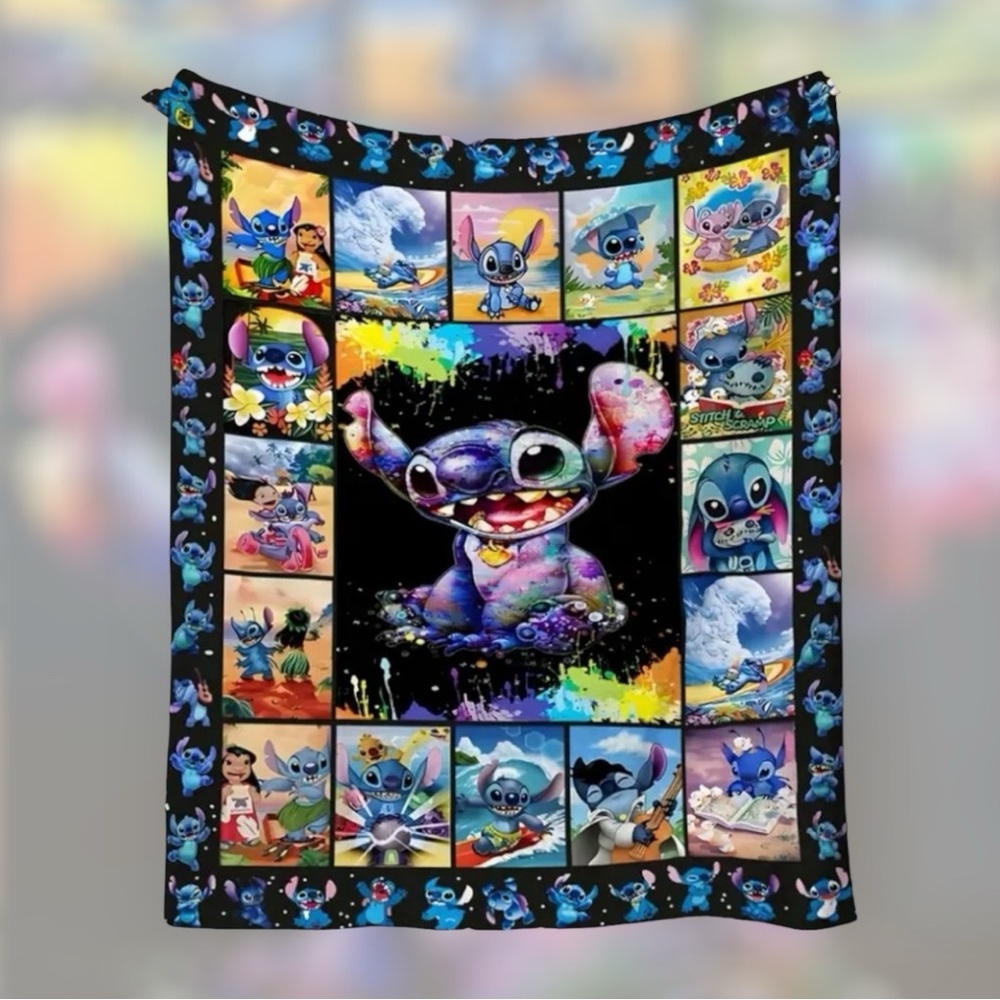 NIB Stitch Fleece Blanket